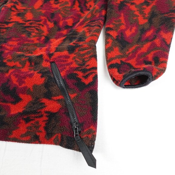 Vintage Sierra Designs Fleece Jacket Womens Large Camo Leaf Print Made in Canada - Picture 5 of 13